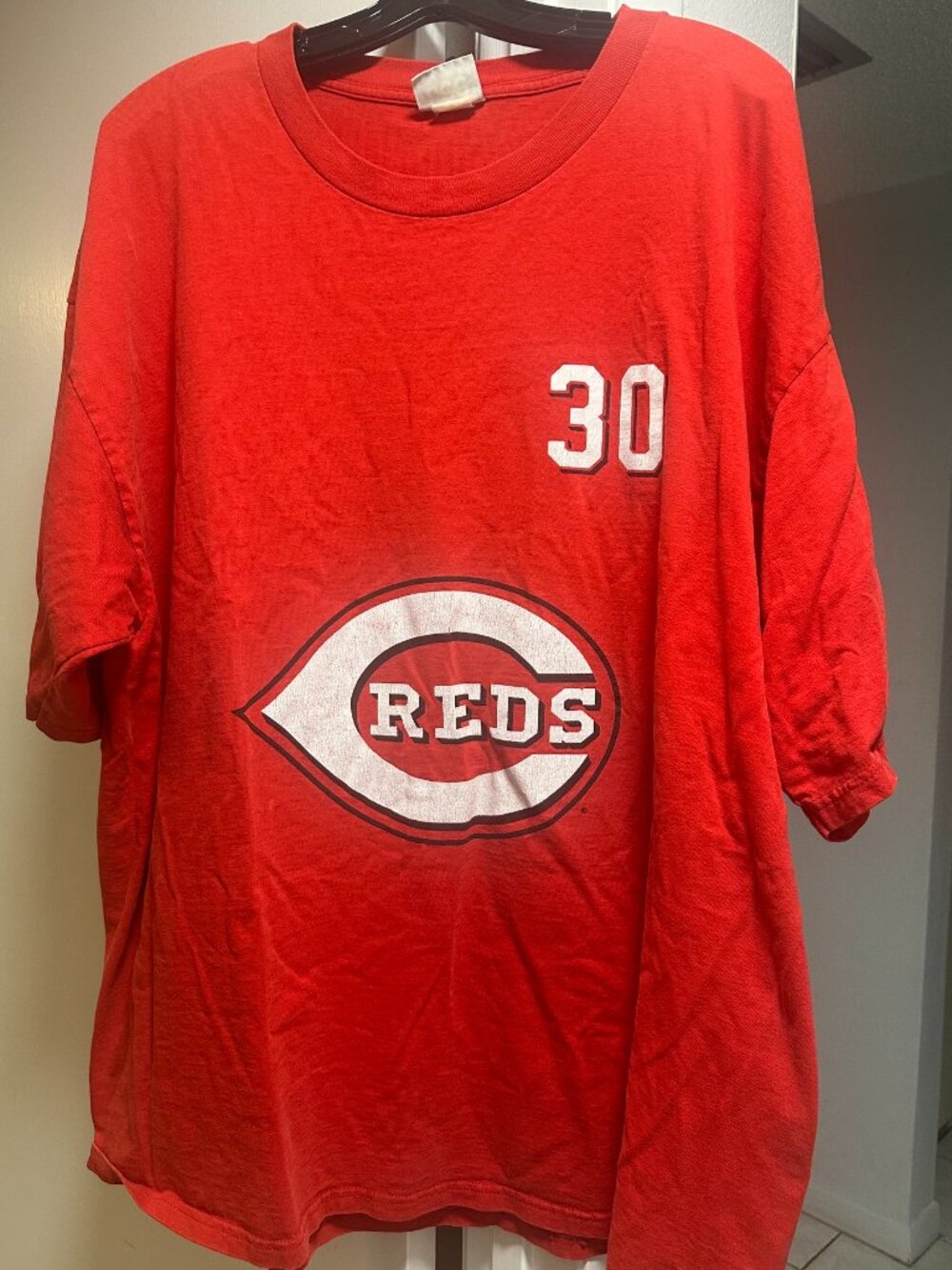Vintage 2000 Lee Sport Cincinnati Reds Ken Griffey Jr #30 T-Shirt Jersey XXL